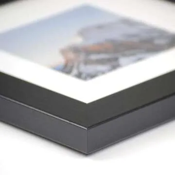 Frame It Easy 30x30 Black Wood Frame for Art