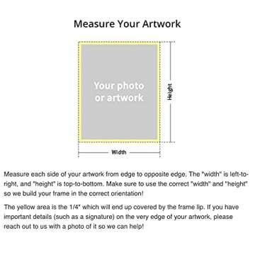 Frame It Easy 30x30 Black Wood Frame for Art