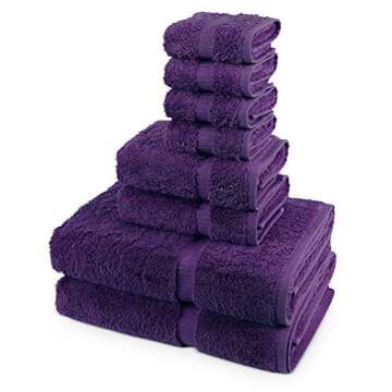 TURKUOISE TURKISH TOWEL % 100 Cotton Turkish Luxury and Super Soft Towels - 2-Piece 27x54 Bath Towel...