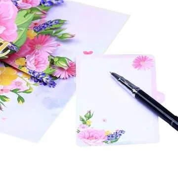 Elegant 3D Pop-Up 100th Birthday Card for Her