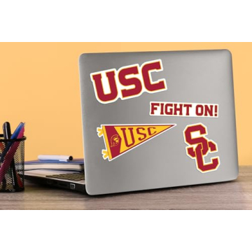 USC 8ct Vinyl Stickers - Perfect for Fans and Crafters