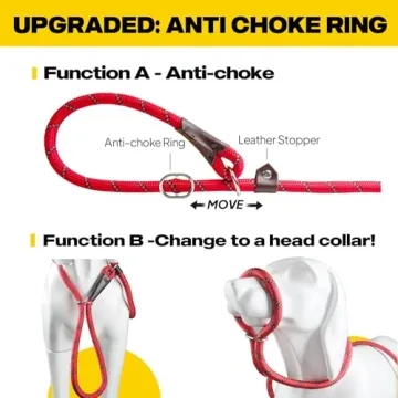 Fida Slip Lead – 6 FT Pet Training Leash for All Dogs