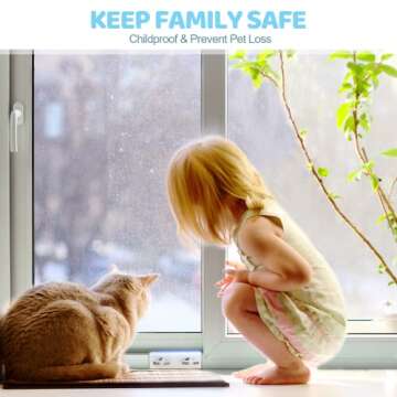 High-Security Sliding Window Locks - 10 Set for Home Safety