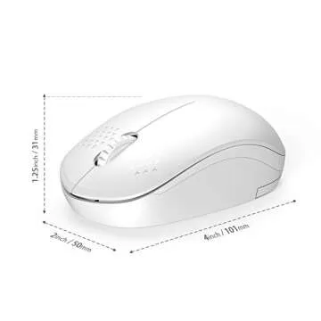 Seenda Wireless Mouse Noiseless Portable Computer Accessory
