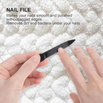 3 Pcs Nail Clipper Set Men Women Nail Cutter Personal Care Nail Black Grooming Kit Toenail Clippers and Fingernail Clippers for Men Husband Boyfriend Parent Cuticle Cutter Nail Scissors Manicure Set