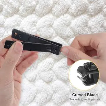 3 Pcs Nail Clipper Set Men Women Nail Cutter Personal Care Nail Black Grooming Kit Toenail Clippers and Fingernail Clippers for Men Husband Boyfriend Parent Cuticle Cutter Nail Scissors Manicure Set