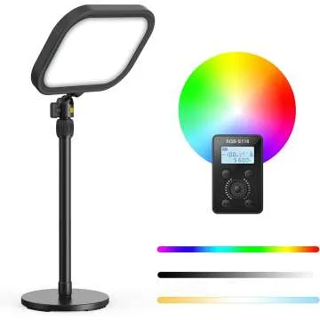 RaLeno Streaming Key Light with RGB & Remote Control