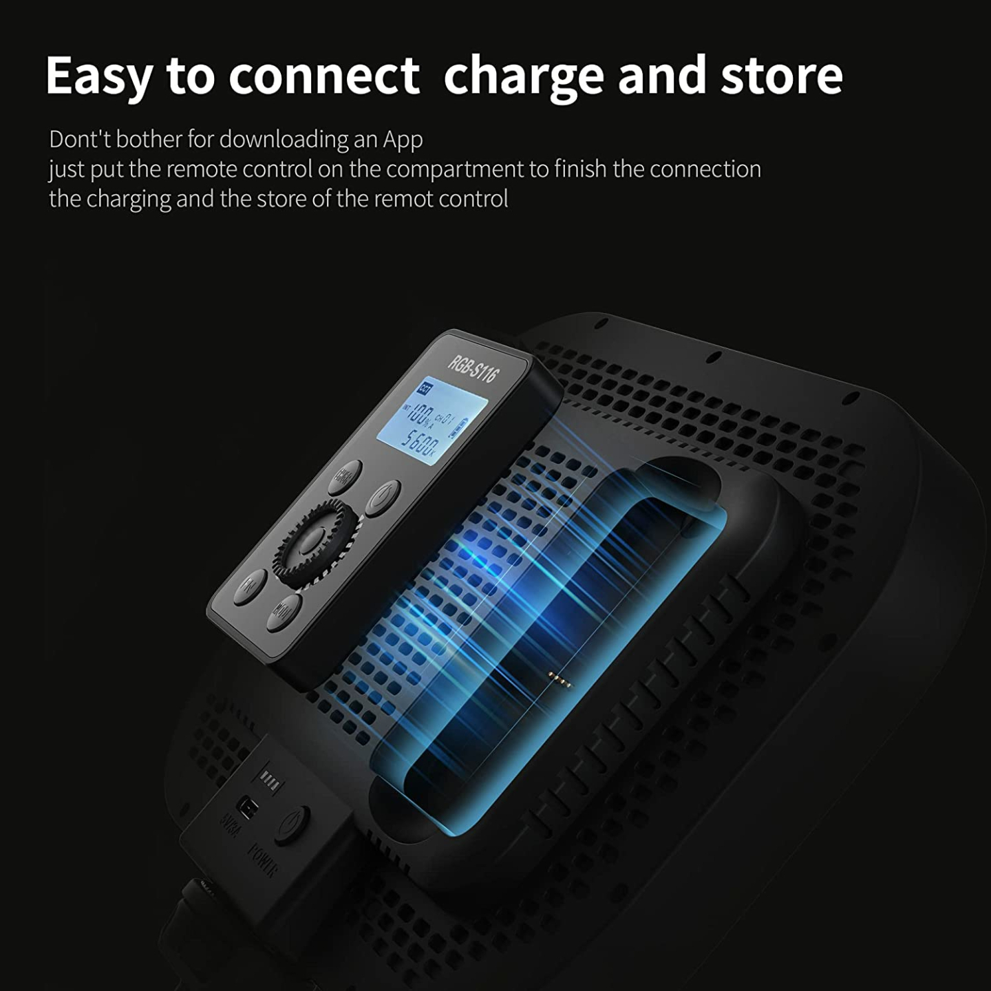 RaLeno Streaming Key Light with RGB & Remote Control