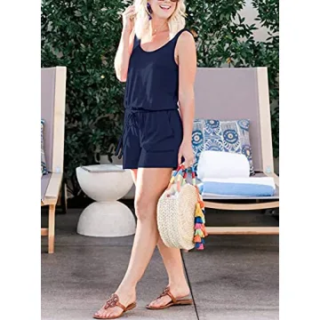 ReoRia Summer Sleeveless Jumpsuit for Women