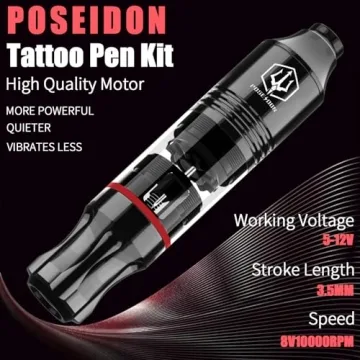 POSEIDON Rotary Tattoo Pen Kit for Beginners