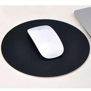 Mouse Pad Aluminum Mouse Pad. Non-Slip Aluminium Alloy Surface for Fast and Accurate Control Rubber Gaming Mouse Pad (Gold)