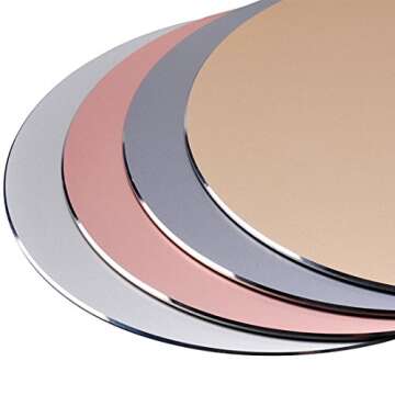 Mouse Pad Aluminum Mouse Pad. Non-Slip Aluminium Alloy Surface for Fast and Accurate Control Rubber Gaming Mouse Pad (Gold)