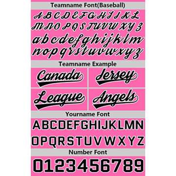Custom Baseball Jersey Stitched/Printed Personanlized Button Down Shirts Sports Uniform for Men Women Youth Pink-Black
