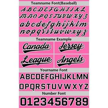Custom Baseball Jersey Stitched/Printed Personanlized Button Down Shirts Sports Uniform for Men Women Youth Pink-Black