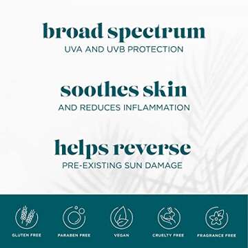 VI Derm Lightweight Daily UV Defense Broad Spectrum SPF 50+ Sunscreen, 2 Fl Oz / 59 mL