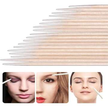 1300 Precision Cotton Swabs for Makeup & Detail Cleaning