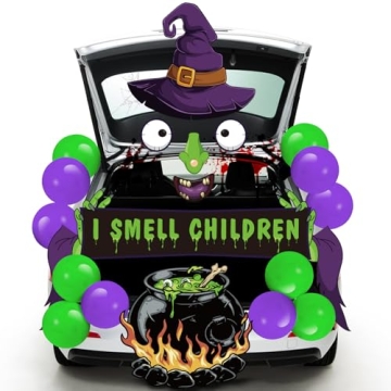 Halloween Trunk or Treat Decorations for SUV - Witch Theme Kit