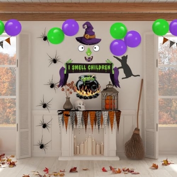 Witch Theme Halloween Trunk or Treat Decorations