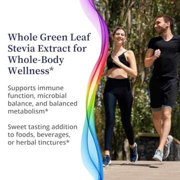 BioPure Stevia Certified Organic Extract – Whole Leaf Herbal Tincture with Bioactive Compounds to Support Immune Function, Microbiome Balance & Gut Health – 2 fl oz