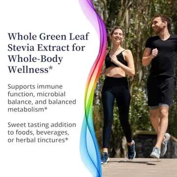 BioPure Stevia Certified Organic Extract – Whole Leaf Herbal Tincture with Bioactive Compounds to Support Immune Function, Microbiome Balance & Gut Health – 2 fl oz