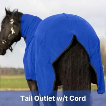 RESISTANCE Horse Fleece Contour Cooler for Winter Comfort