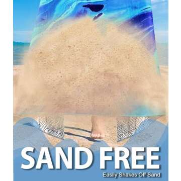 Microfiber Quick Dry Beach Towel – Lightweight Sand Free Oversized X-Large Towel Accessories Travel Must Have Swim Pool Yoga Camping Gear Summer Cruise Ship Compact Sandproof Gift