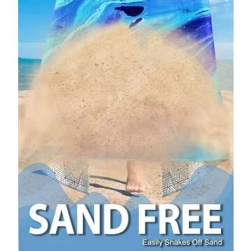 Microfiber Quick Dry Beach Towel – Lightweight Sand Free Oversized X-Large Towel Accessories Travel Must Have Swim Pool Yoga Camping Gear Summer Cruise Ship Compact Sandproof Gift