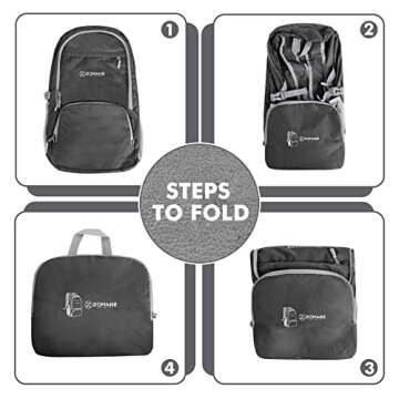 ZOMAKE 30L Lightweight Packable Backpack for Travel