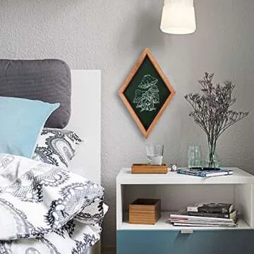 Lenkyin Dark Green Mushroom Farmhouse Decor for Home