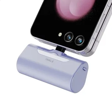 iWALK 4500mAh USB-C Portable Charger - Fast, Compact Power Bank for iPhone & Android