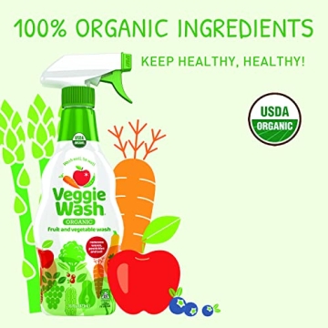 Veggie Wash Organic Fruit and Vegetable Wash 16-oz