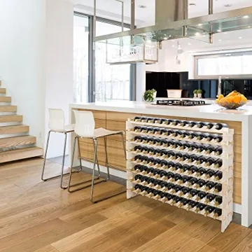 Stylish Smartxchoices 96 Bottles Stackable Wine Rack