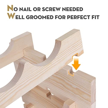 Stylish Smartxchoices 96 Bottles Stackable Wine Rack