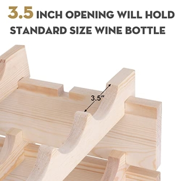 Stylish Smartxchoices 96 Bottles Stackable Wine Rack