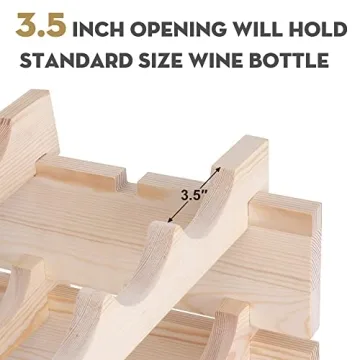 Stylish Smartxchoices 96 Bottles Stackable Wine Rack