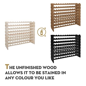 Stylish Smartxchoices 96 Bottles Stackable Wine Rack