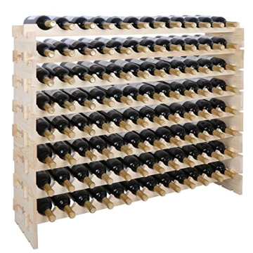 Stylish Smartxchoices 96 Bottles Stackable Wine Rack