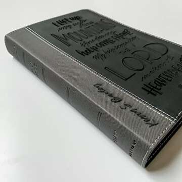 Hand Lettered NIV Bible with Custom Name Engraving