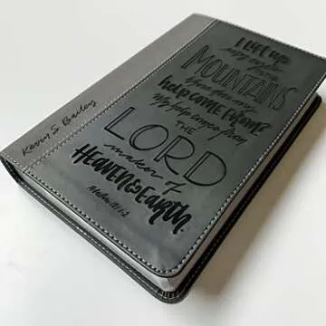 Hand Lettered NIV Bible with Custom Name Engraving
