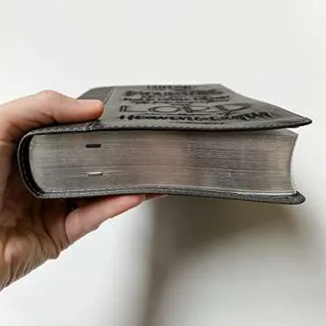 Hand Lettered NIV Bible with Custom Name Engraving