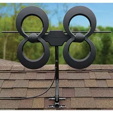 ClearStream 4MAX Indoor Outdoor TV Antenna - 70+ Mile Range