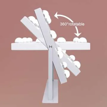 Fenair Lighted Makeup Mirror with Audio and Wireless Charging