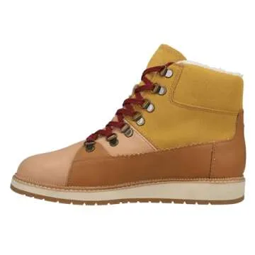 TOMS Womens Mesa Lace Up Casual Boots Low Heel 1-2" - Brown - Size 8.5 B