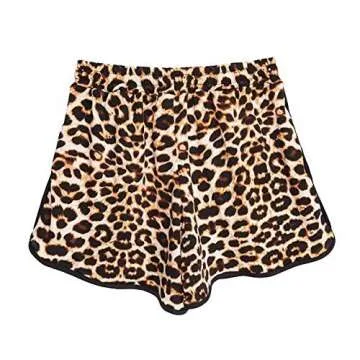 Kafeimali Summer Leopard Beach Shorts for Women