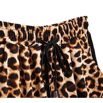 Kafeimali Summer Leopard Beach Shorts for Women