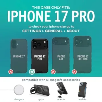 Smartish iPhone 17 Pro MagSafe Gripmunk Case - Protective & Slim