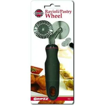Norpro Grip-EZ Pastry/Ravioli Wheel 7" - Black