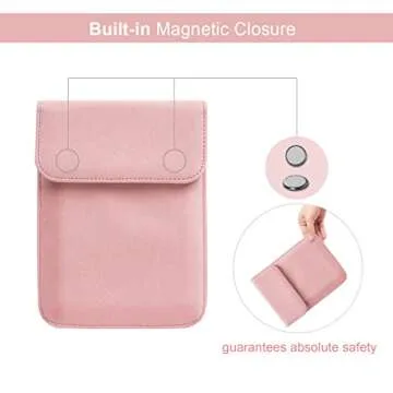 WALNEW Sleeve Case for 7" Kindle Paperwhite and Kindle Colorsoft Signature Edition (2024 Released), Protective Pouch Bag Case Cover for 6.8-inch All-New Kindle Paperwhite 11th Generation 2021(Pink)