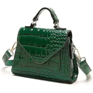 FRANSHION handbags for women，mini purses for women，cute small purse,small crossbody bags for women trendy（greener）