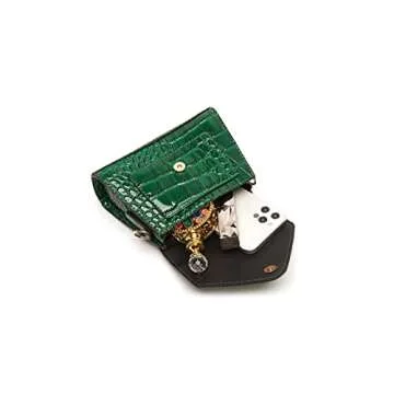 FRANSHION handbags for women，mini purses for women，cute small purse,small crossbody bags for women trendy（greener）